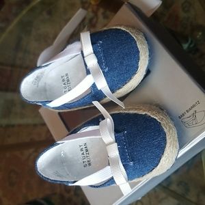 Stuart Weitzman Baby Denim Espadrille